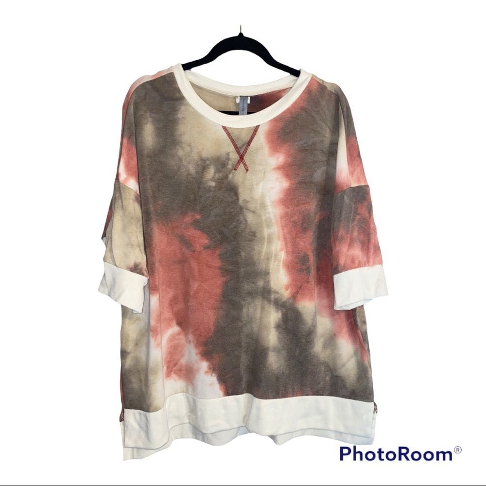 Honeyme Short sleeve tie dye shirt Size XL